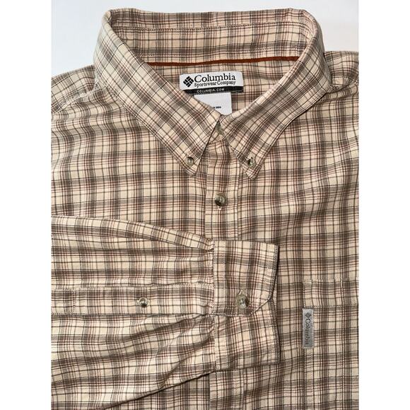 Columbia Sportswear Men’s Long Sleeve Casual Button Down Shirt Size 2XT Plaid - Picture 1 of 6
